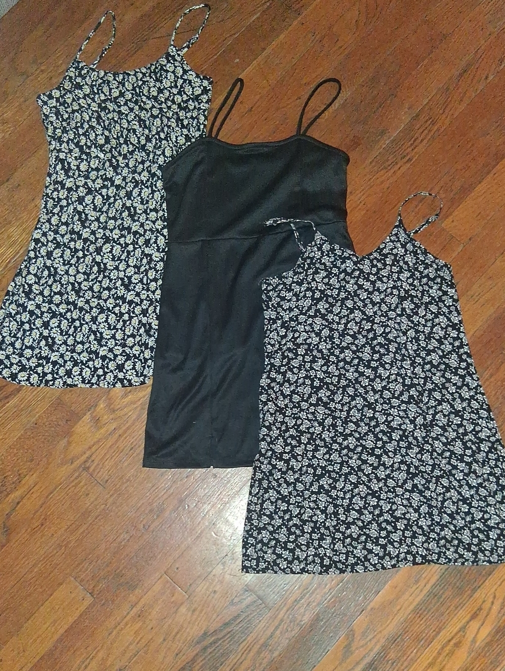 art class Black and White Floral Slip Dresses (3 Pack)